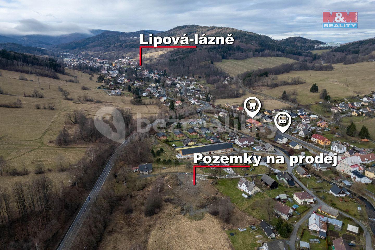 Predaj pozemku 869 m², Lipová-lázně, Olomoucký kraj