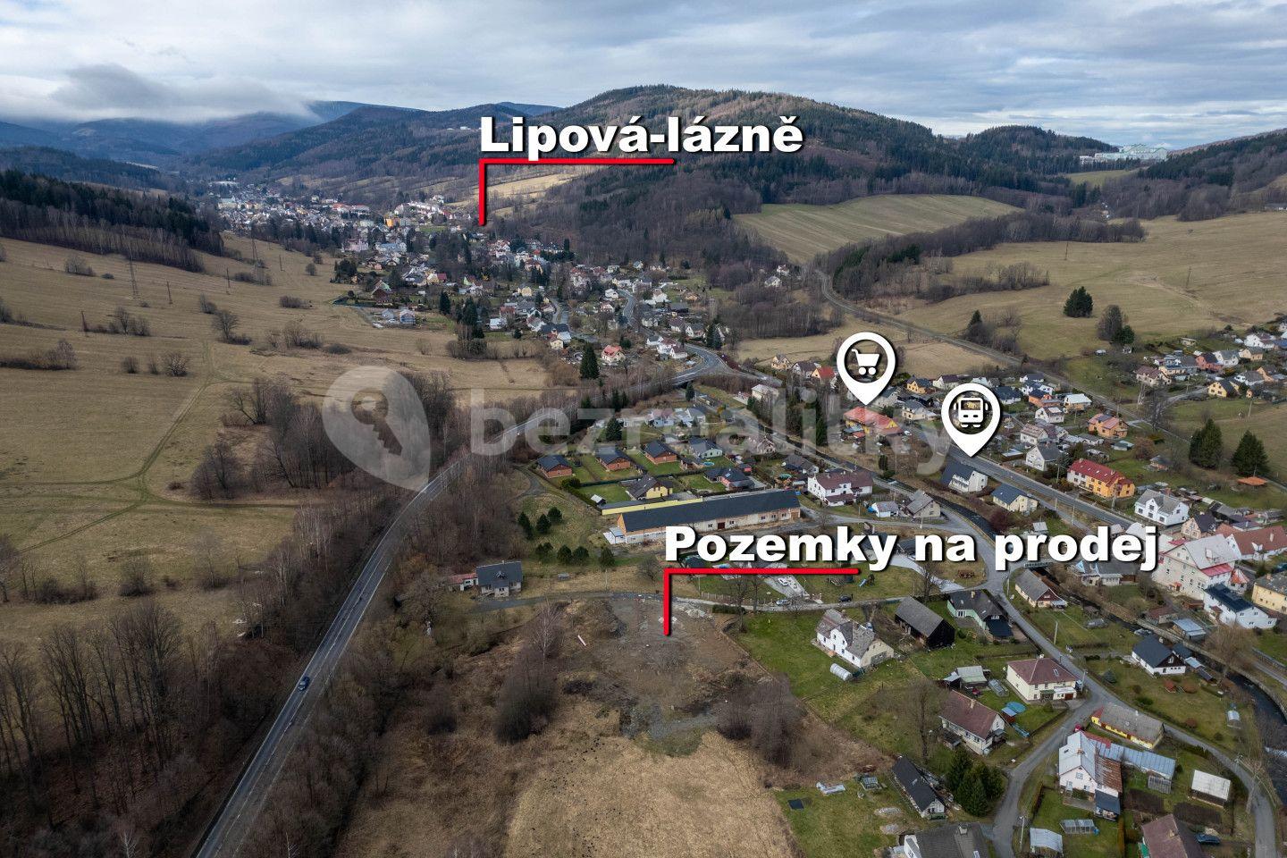 Predaj pozemku 903 m², Lipová-lázně, Olomoucký kraj