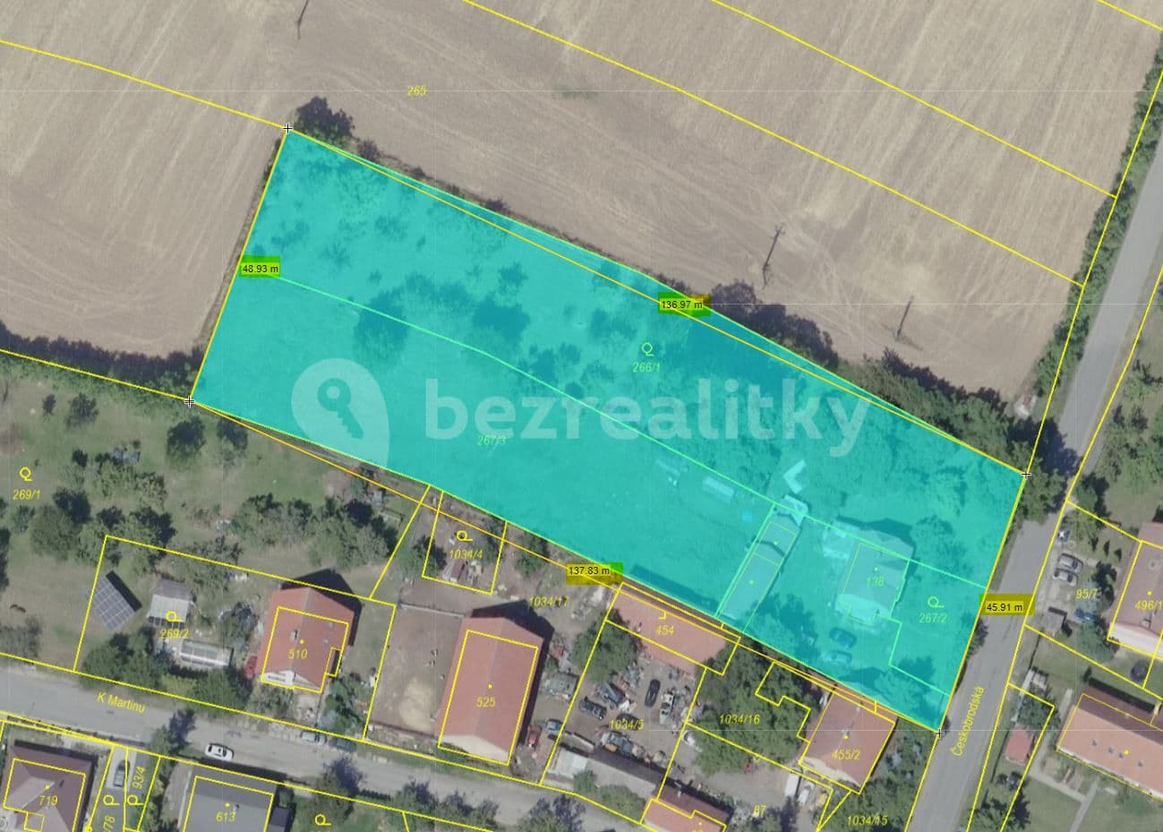 Predaj pozemku 6.277 m², Českobrodská, Kozojedy, Středočeský kraj