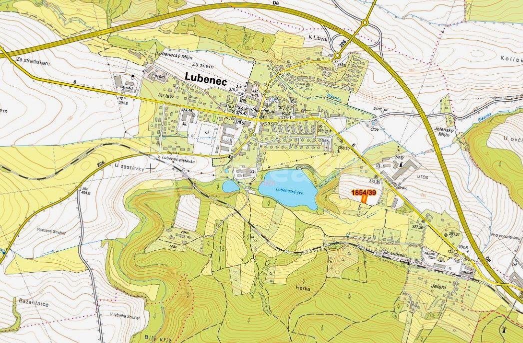 Predaj pozemku 817 m², Lubenec, Ústecký kraj