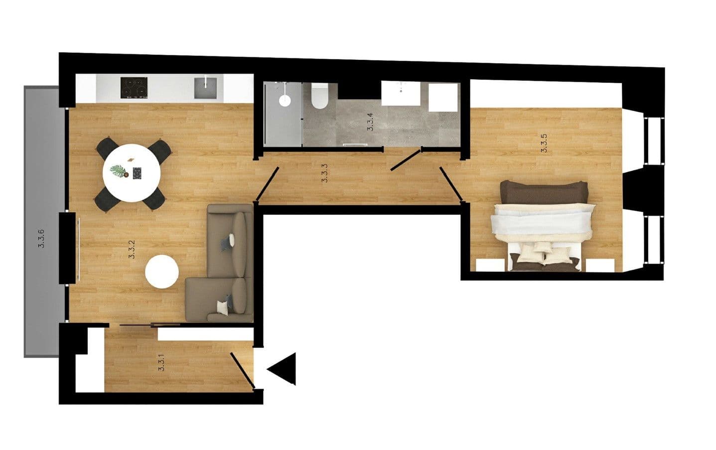 Prenájom bytu  50 m², Soukenická, Praha, Praha