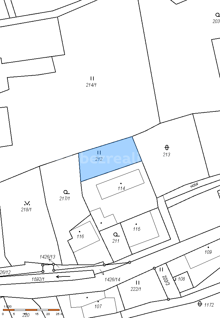 Predaj pozemku 657 m², Staré Křečany, Ústecký kraj