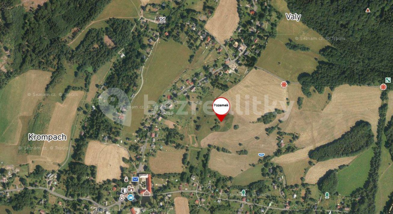 Predaj pozemku 7.674 m², Krompach, Liberecký kraj