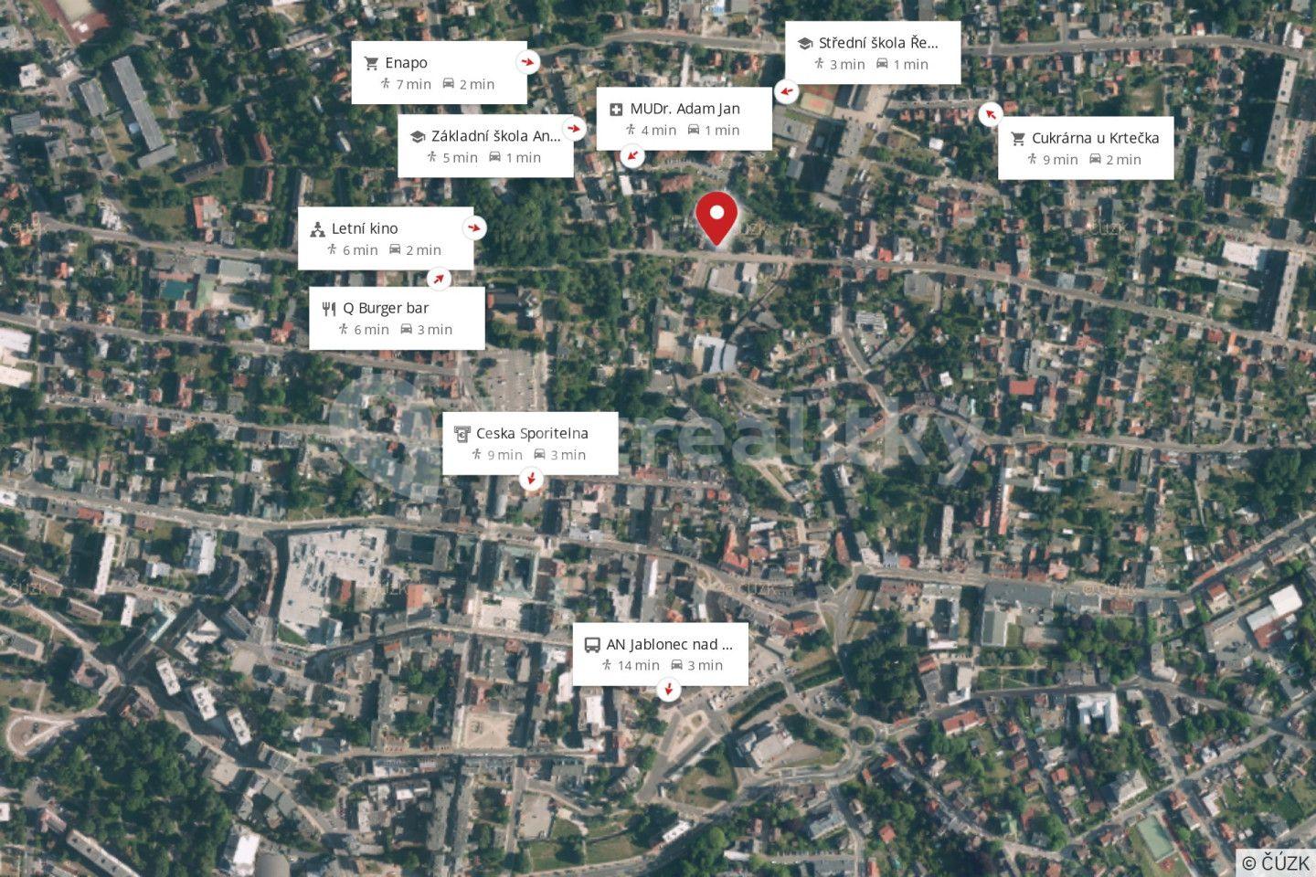 Predaj bytu 2-izbový 62 m², Smetanova, Jablonec nad Nisou, Liberecký kraj