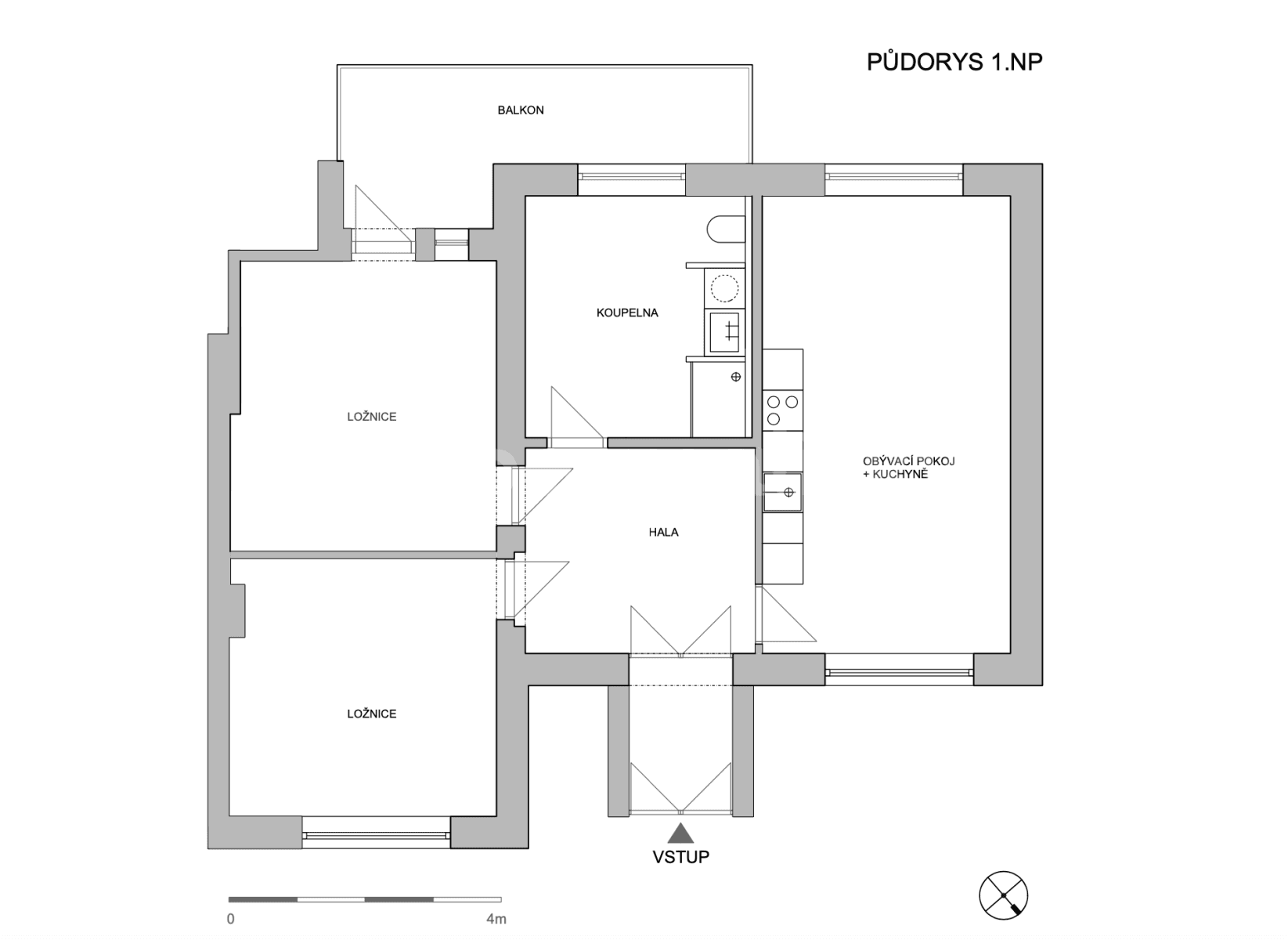 Prenájom bytu 3-izbový 106 m², V. Opatrného, Týniště nad Orlicí, Královéhradecký kraj