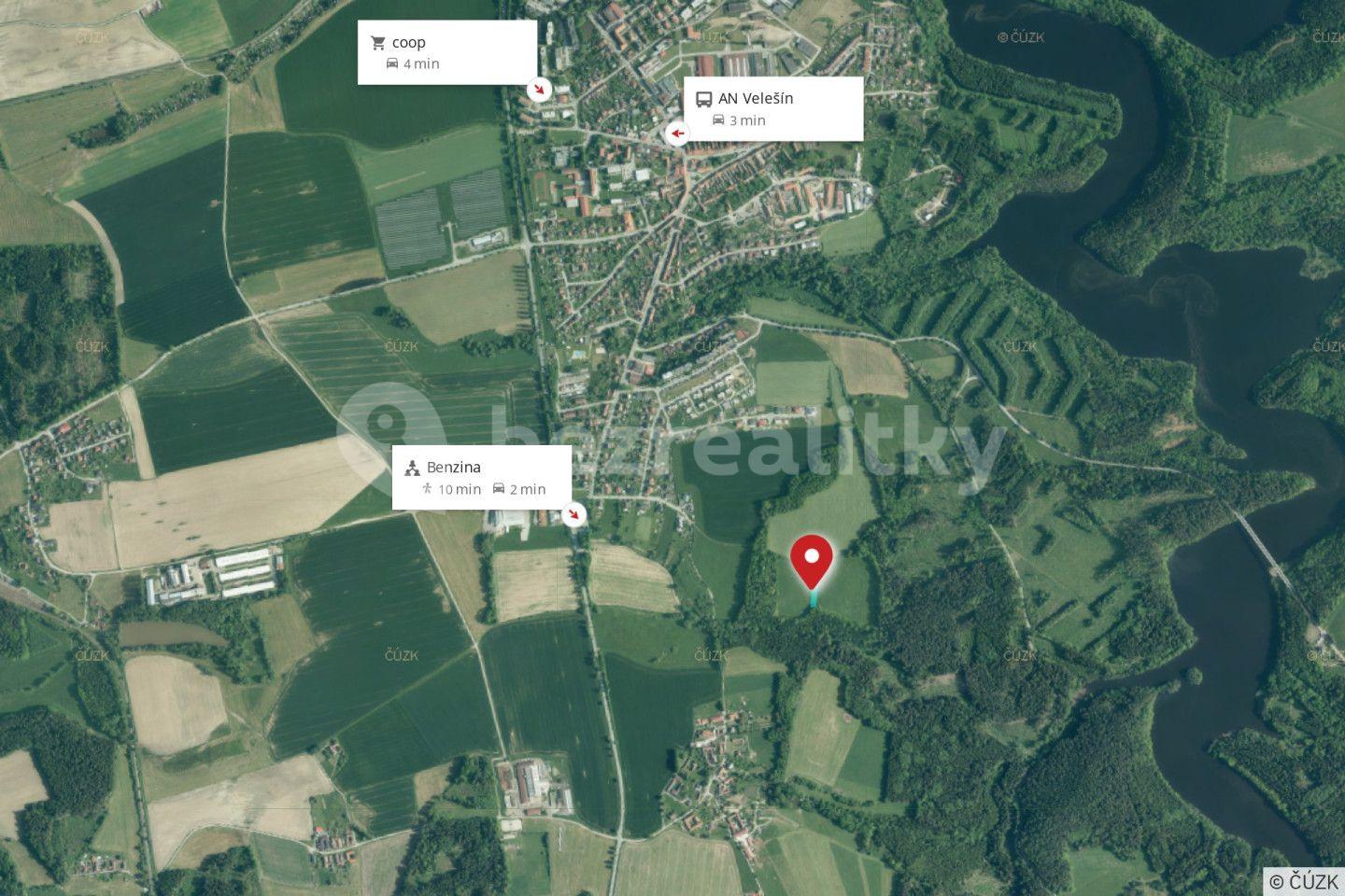 Predaj pozemku 1.502 m², Velešín, Jihočeský kraj