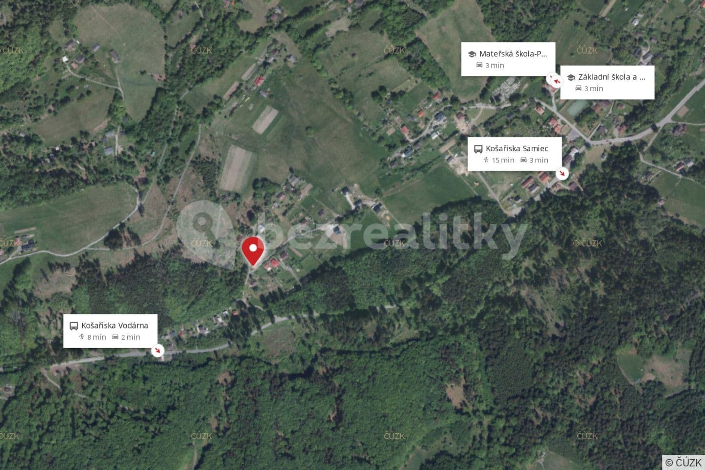 Predaj rekreačného objektu 44 m², pozemek 101 m², Košařiska, Moravskoslezský kraj