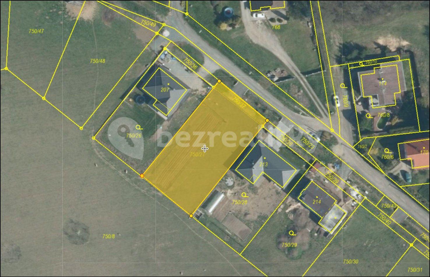 Predaj pozemku 1.133 m², Sazená, Středočeský kraj