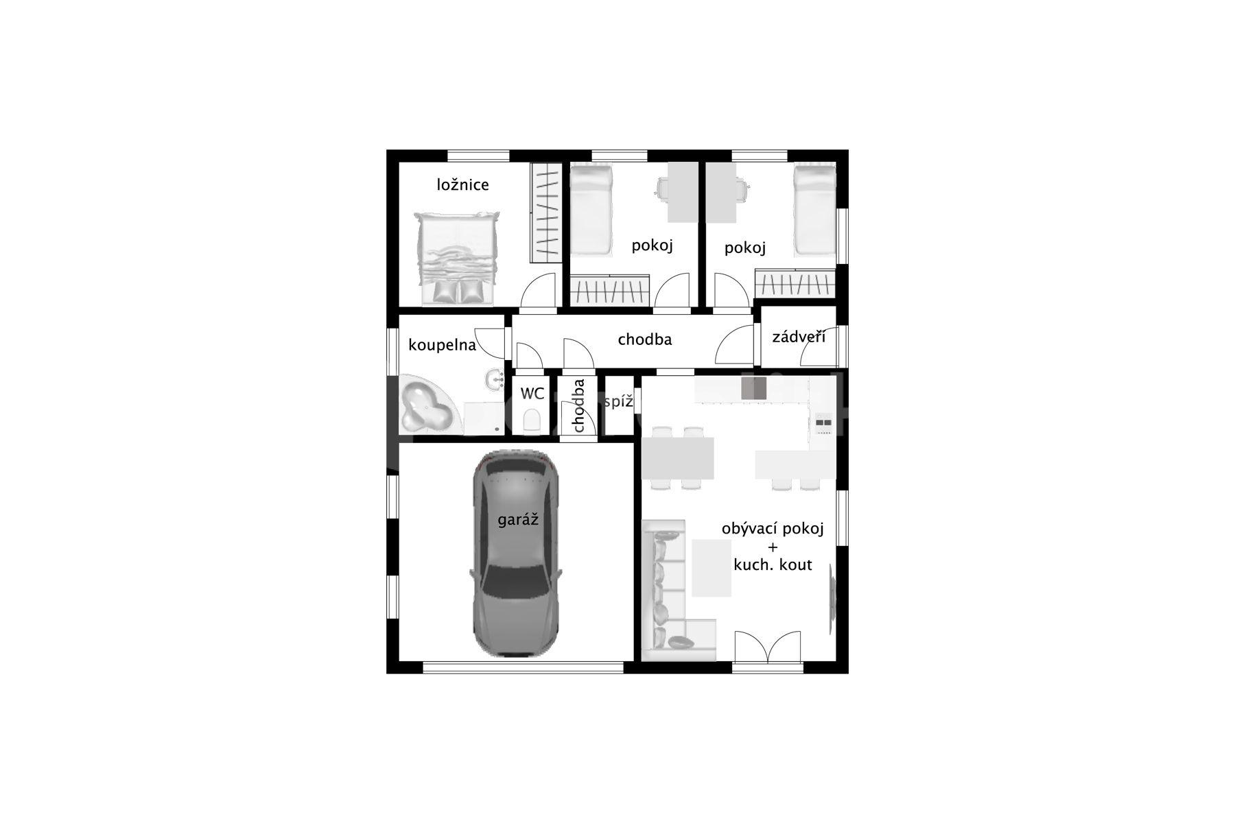 Predaj domu 118 m², pozemek 485 m², Bavoryně, Bavoryně, Středočeský kraj