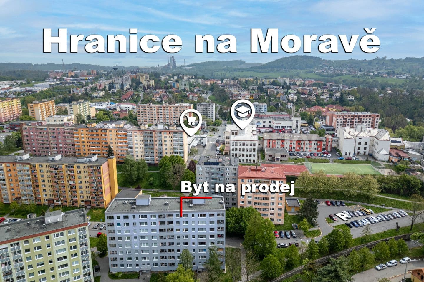 Predaj bytu 4-izbový 84 m², Galašova, Hranice, Olomoucký kraj