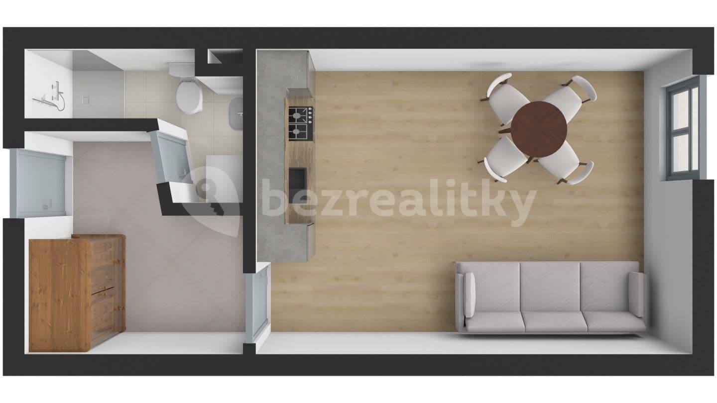 Predaj bytu 1-izbový 25 m², Pražská, Písek, Jihočeský kraj