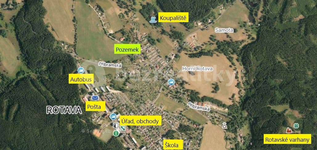 Predaj pozemku 670 m², Sklenský vrch, Rotava, Karlovarský kraj