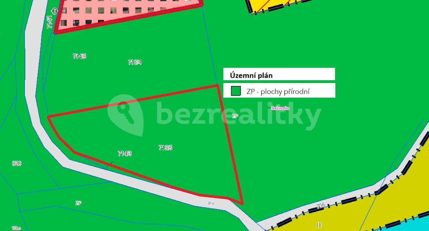 Predaj pozemku 1.543 m², Ústí nad Labem, Ústecký kraj
