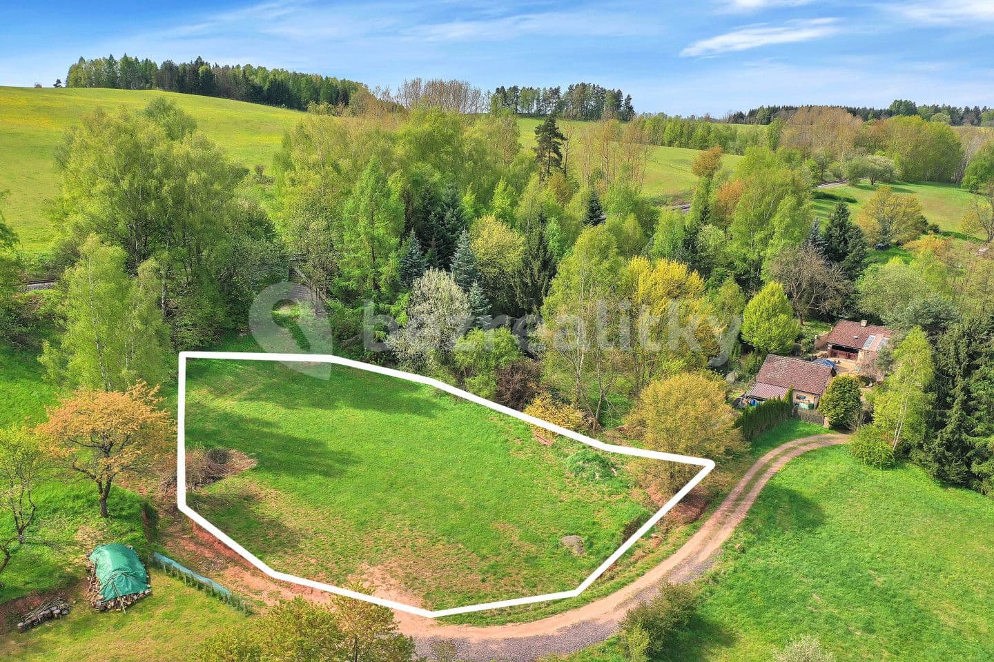 Predaj pozemku 1.698 m², Borovnice, Královéhradecký kraj