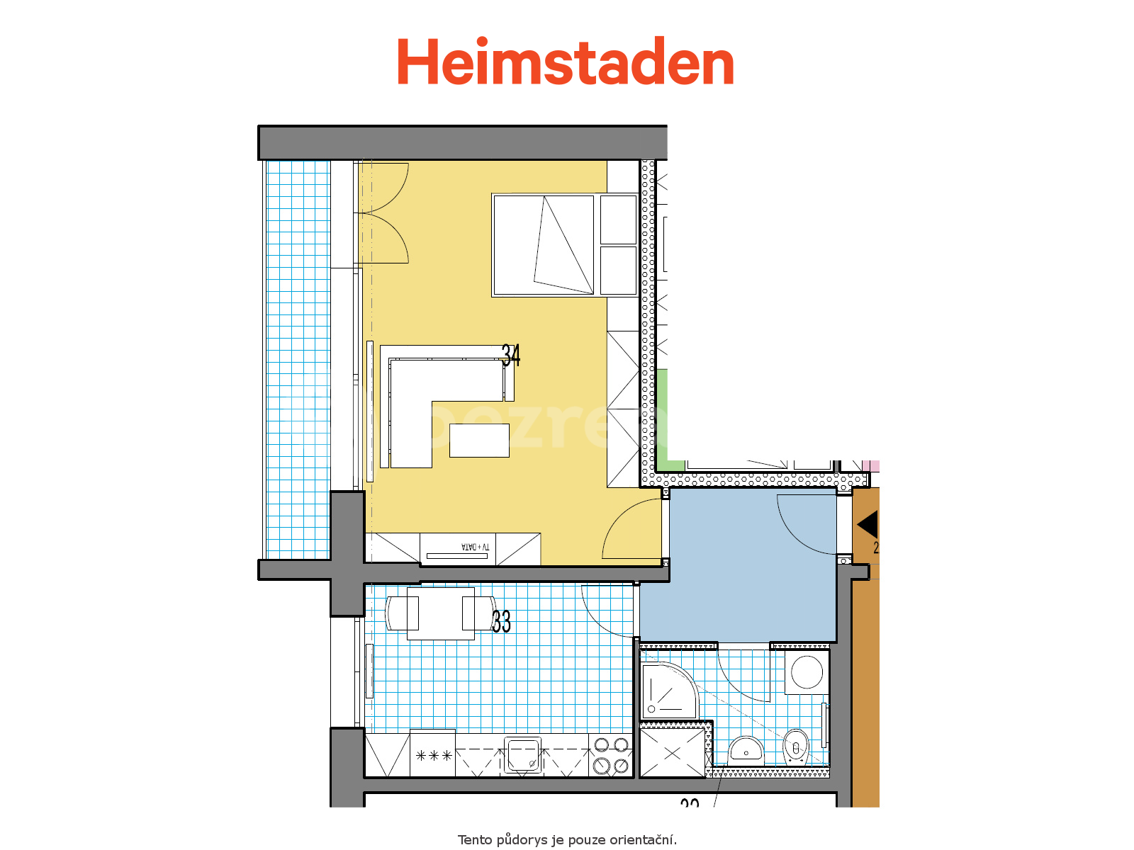 Prenájom bytu 1-izbový 40 m², Dělnická, Havířov, Moravskoslezský kraj