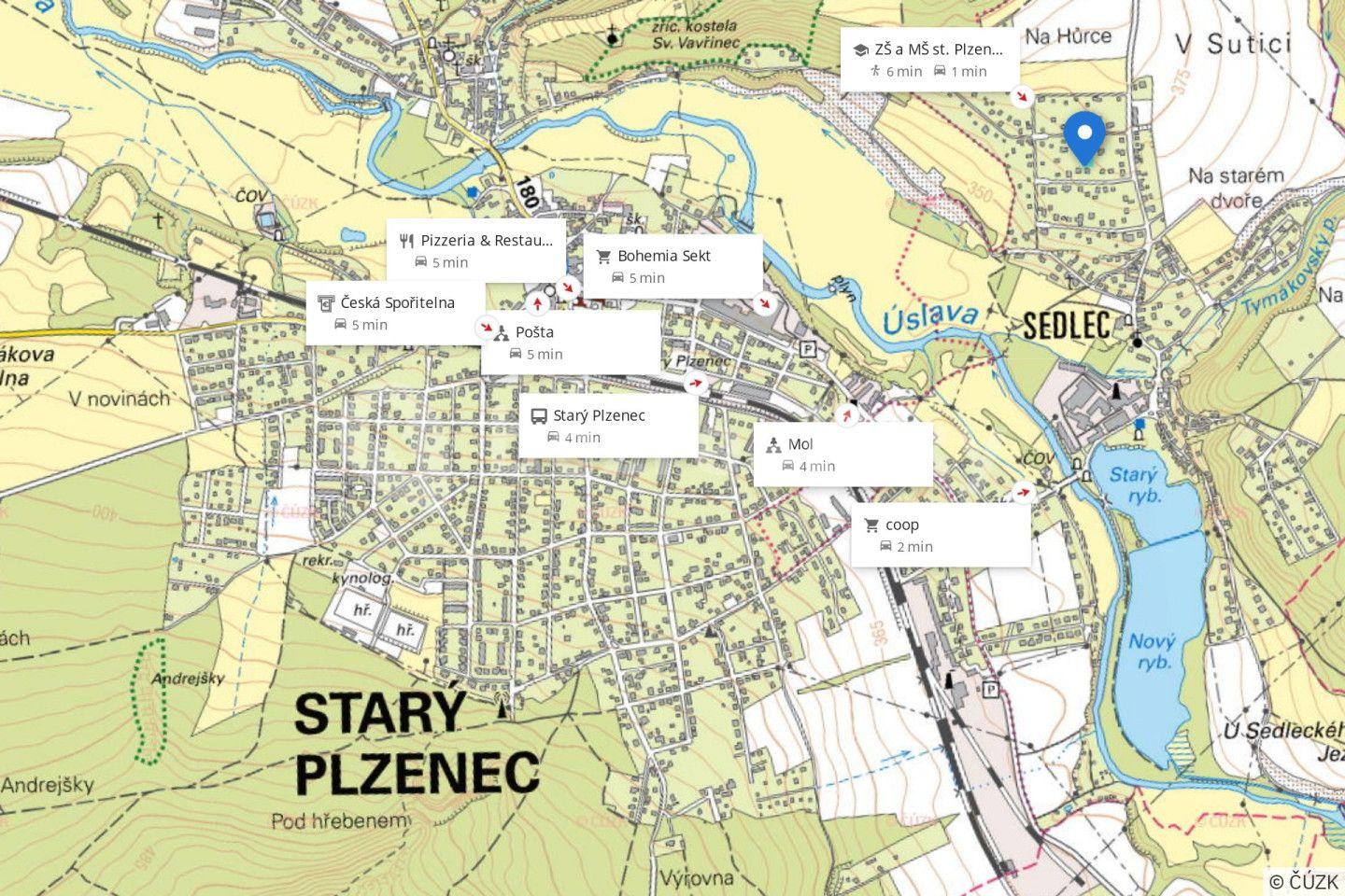 Predaj pozemku 1.740 m², Starý Plzenec, Plzeňský kraj