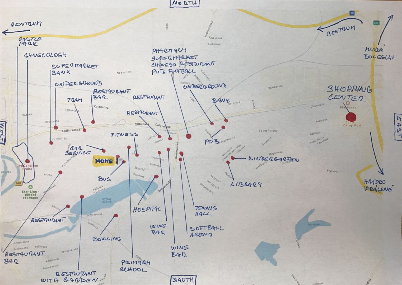 Prenájom bytu  55 m², Slévačská, Praha, Praha