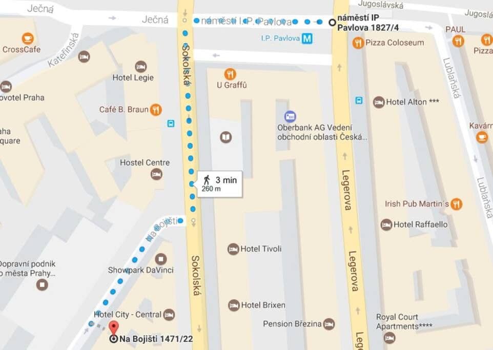 Prenájom bytu  110 m², Na Bojišti, Praha, Praha