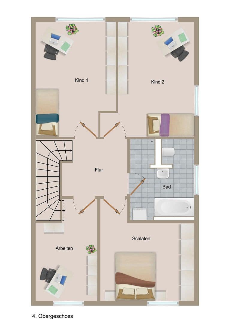 Predaj domu 175 m², pozemek 260 m², Brunnthal, Bavorsko Predaj domu 175 m², pozemek 260 m², Brunnthal, Bavorsko