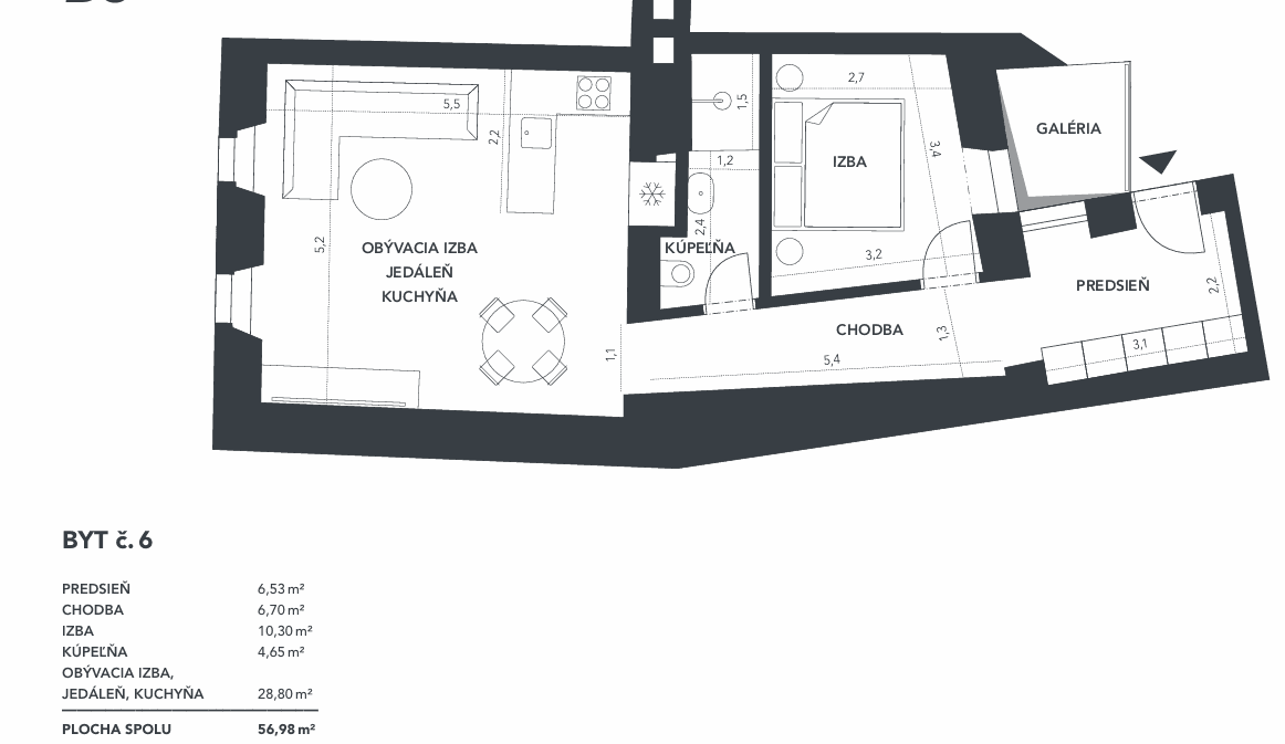 Predaj bytu 2-izbový 57 m², Zámočnícka, Bratislava - mestská časť Staré Mesto, Bratislavský kraj Predaj bytu 2-izbový 57 m², Zámočnícka, Bratislava - mestská časť Staré Mesto, Bratislavský kraj