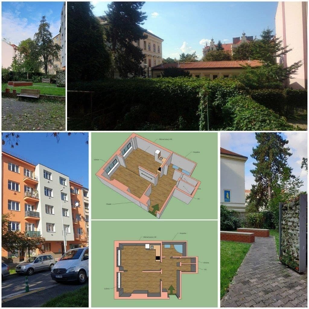 Prenájom bytu 2-izbový 49 m², Levá, Praha, Praha Prenájom bytu 2-izbový 49 m², Levá, Praha, Praha