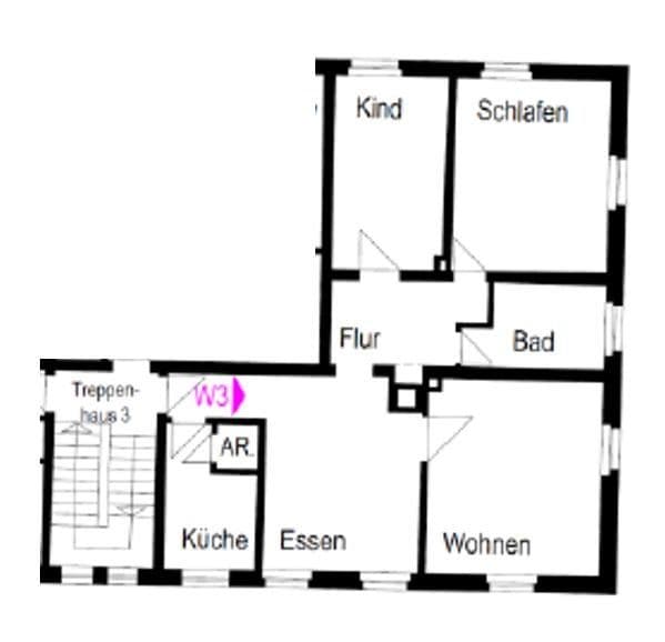 Prenájom bytu 4-izbový 105 m², Burglengenfeld, Bavorsko Prenájom bytu 4-izbový 105 m², Burglengenfeld, Bavorsko
