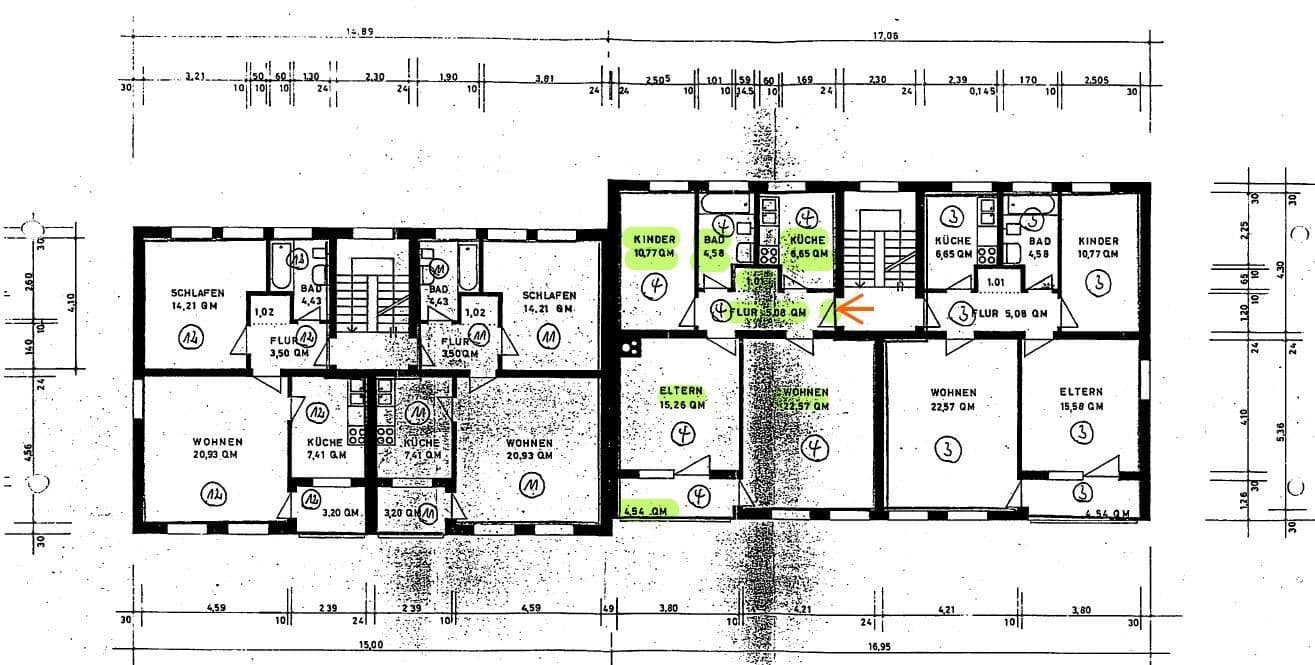 Predaj bytu 3-izbový 69 m², Augsburg, Bavorsko Predaj bytu 3-izbový 69 m², Augsburg, Bavorsko