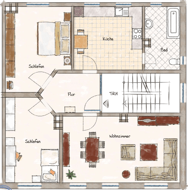 Prenájom bytu 3-izbový 87 m², Ziesenißstraße 25, Hannover, Dolné Sasko Prenájom bytu 3-izbový 87 m², Ziesenißstraße 25, Hannover, Dolné Sasko