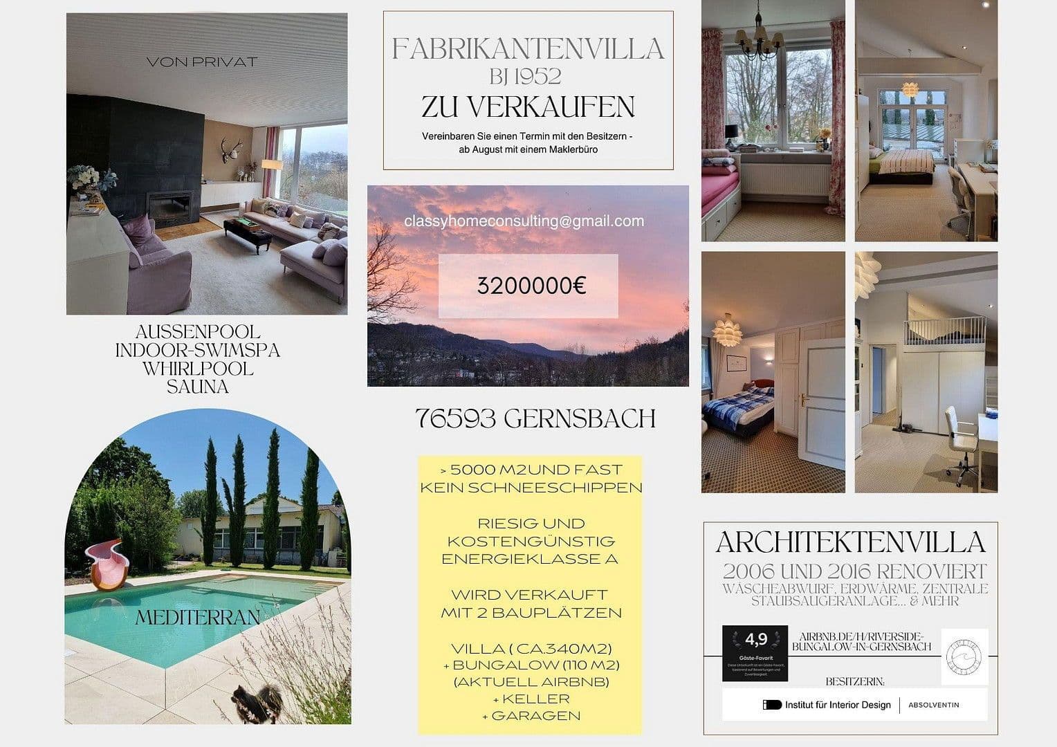 Predaj domu 450 m², pozemek 5.000 m², Gernsbach, Bádensko-Wurttembersko Predaj domu 450 m², pozemek 5.000 m², Gernsbach, Bádensko-Wurttembersko