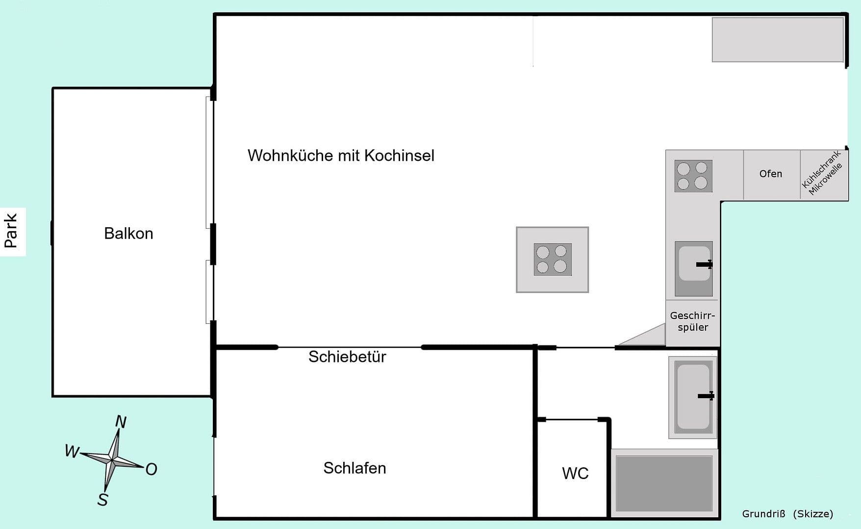 Predaj bytu 2-izbový 47 m², Tübingen, Bádensko-Wurttembersko Predaj bytu 2-izbový 47 m², Tübingen, Bádensko-Wurttembersko