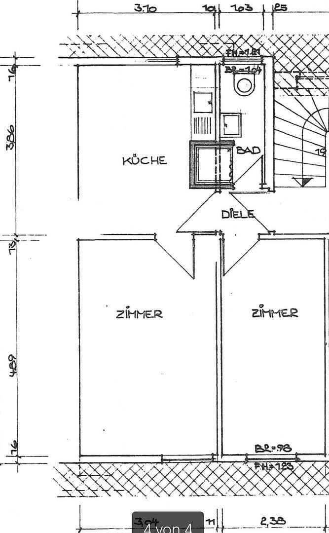 Prenájom bytu 2-izbový 53 m², Mannheim, Bádensko-Wurttembersko Prenájom bytu 2-izbový 53 m², Mannheim, Bádensko-Wurttembersko