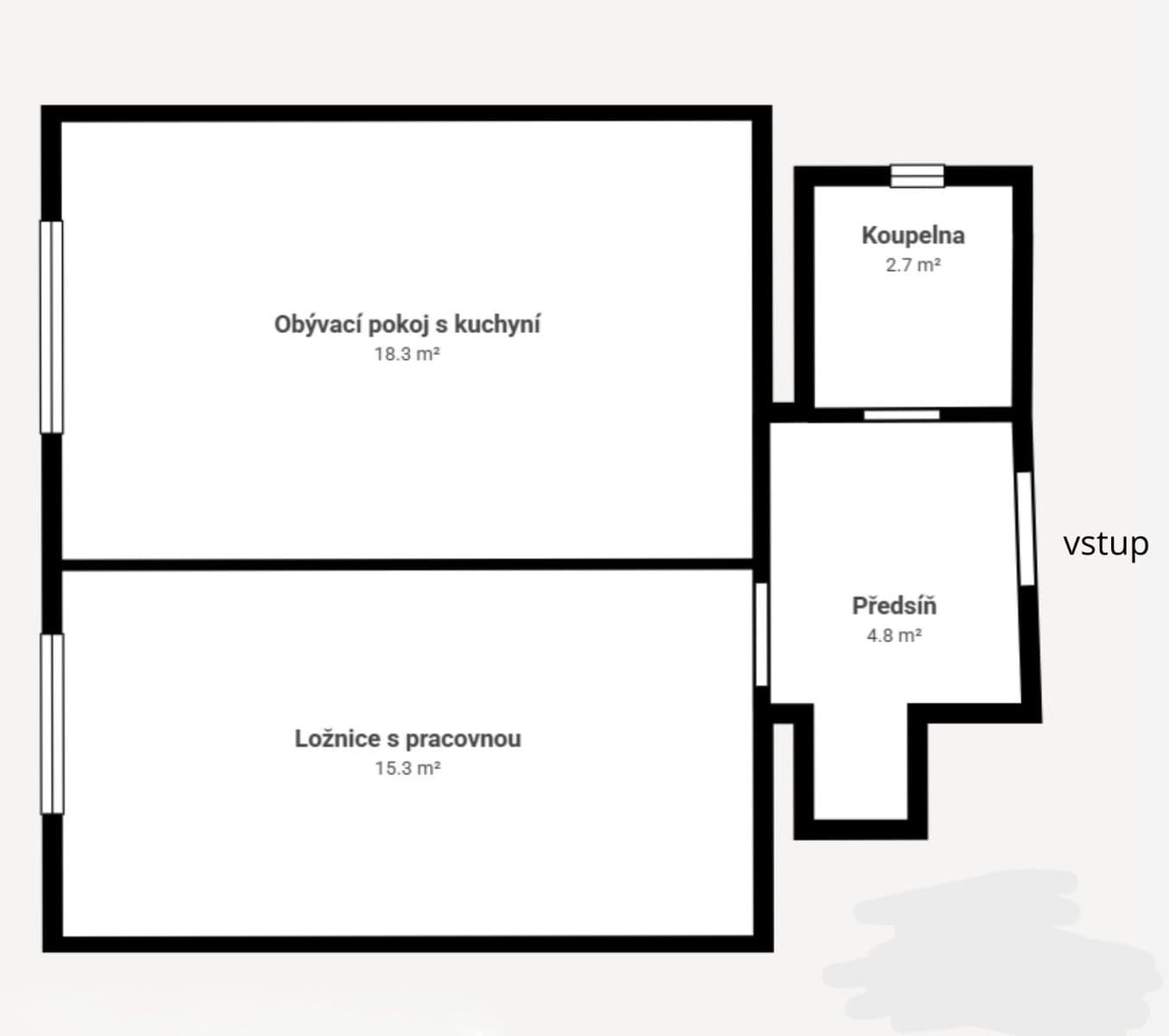 Predaj bytu 2-izbový 45 m², Žerotínova, Praha, Praha Predaj bytu 2-izbový 45 m², Žerotínova, Praha, Praha