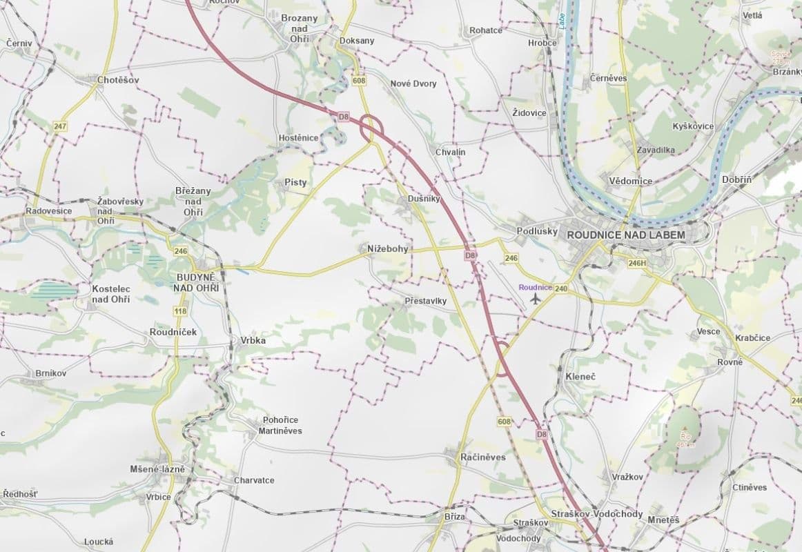Predaj pozemku 10.506 m², Budyně nad Ohří, Ústecký kraj Predaj pozemku 10.506 m², Budyně nad Ohří, Ústecký kraj