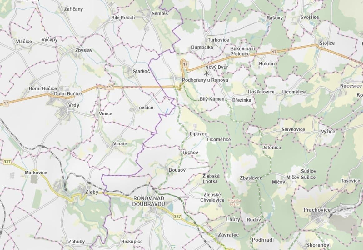 Predaj pozemku 1.874 m², Bílé Podolí, Středočeský kraj Predaj pozemku 1.874 m², Bílé Podolí, Středočeský kraj