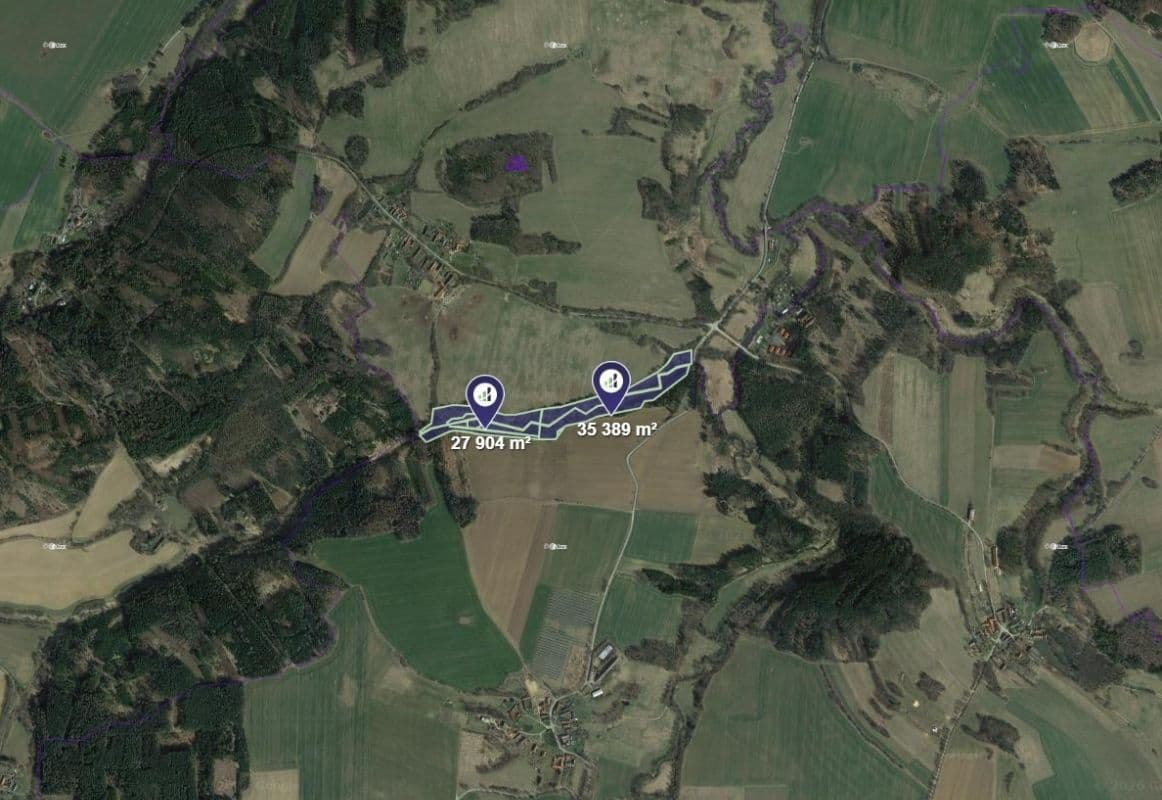 Predaj pozemku 2.201 m², Kamberk, Středočeský kraj Predaj pozemku 2.201 m², Kamberk, Středočeský kraj