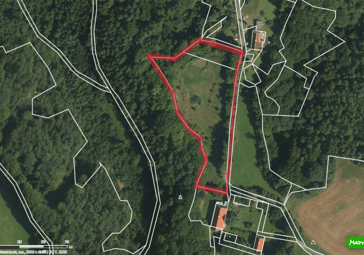 Predaj pozemku 7.636 m², Dobřeň, Středočeský kraj Predaj pozemku 7.636 m², Dobřeň, Středočeský kraj