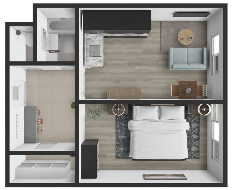 Predaj bytu 2-izbový 40 m², Makovského, Praha, Praha Predaj bytu 2-izbový 40 m², Makovského, Praha, Praha