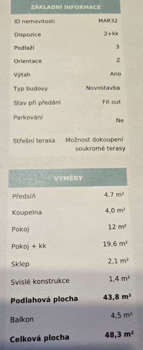 Predaj bytu 2-izbový 44 m², Maroldova, Praha, Praha Predaj bytu 2-izbový 44 m², Maroldova, Praha, Praha