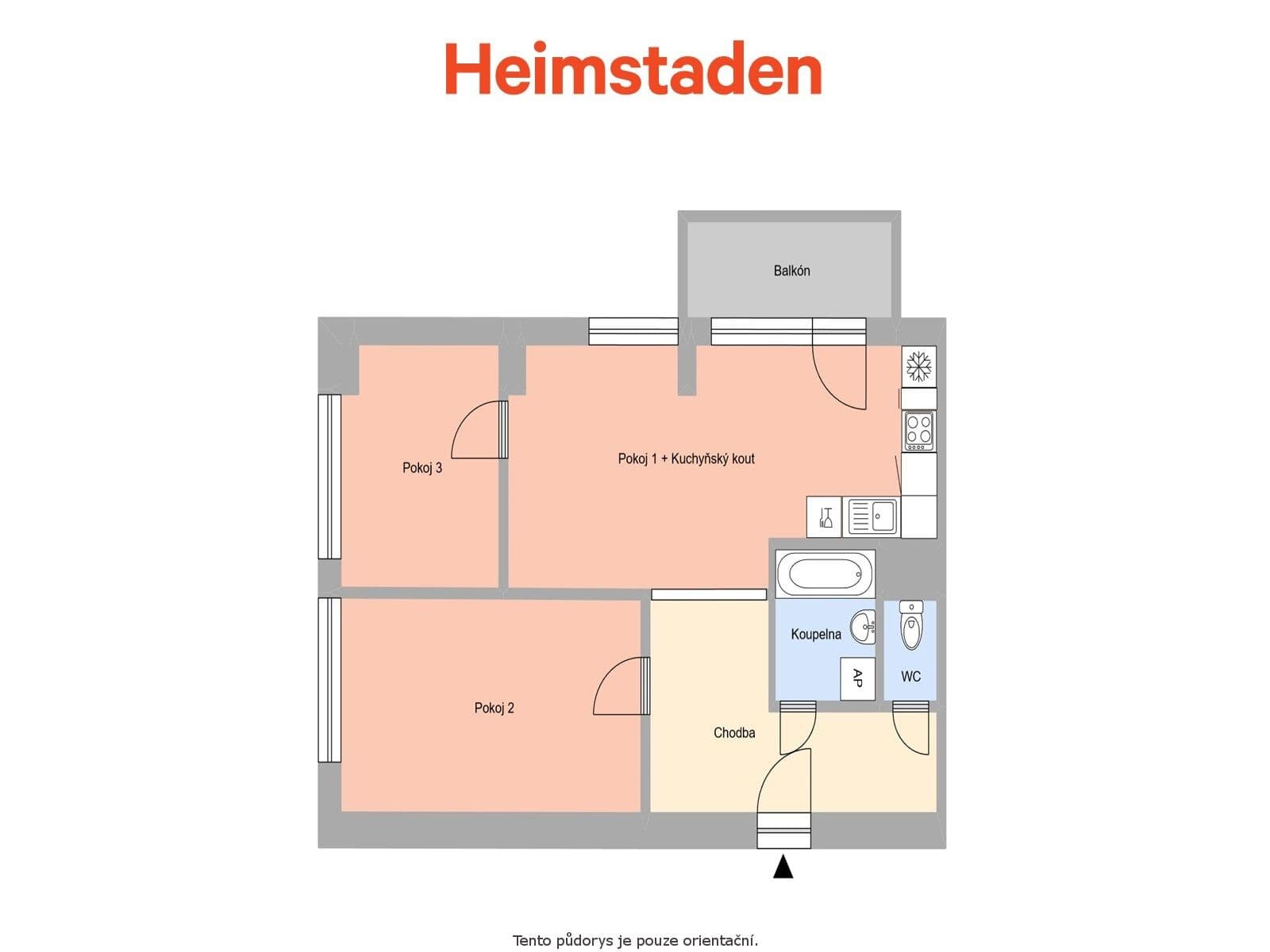 Prenájom bytu 2-izbový 63 m², Marie Majerové, Frýdek-Místek, Moravskoslezský kraj Prenájom bytu 2-izbový 63 m², Marie Majerové, Frýdek-Místek, Moravskoslezský kraj