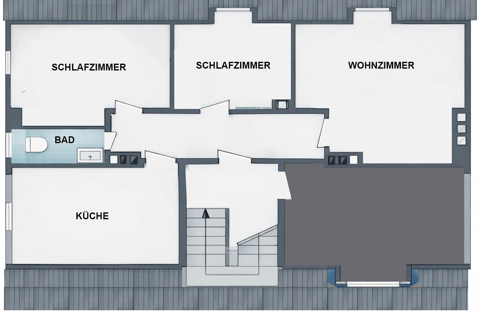 Prenájom bytu 3-izbový 53 m², Bottrop, Severné Porýnie - Westfálsko Prenájom bytu 3-izbový 53 m², Bottrop, Severné Porýnie - Westfálsko