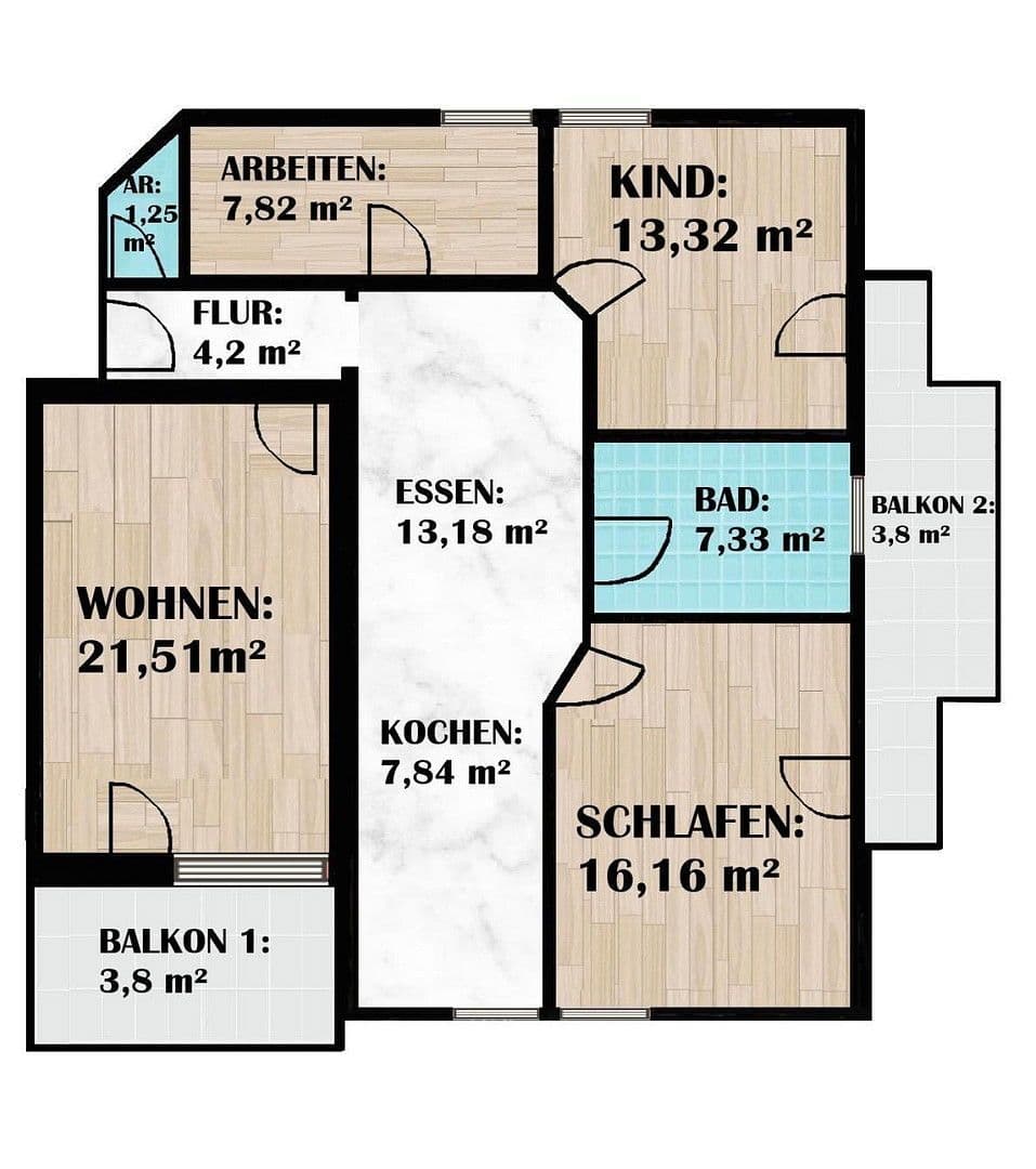 Predaj bytu 4-izbový 100 m², Badstraße 10, Freinsheim, Porýnie-Falcko Predaj bytu 4-izbový 100 m², Badstraße 10, Freinsheim, Porýnie-Falcko