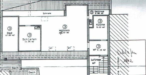 Prenájom bytu 3-izbový 101 m², Hofgasse 15, Florstadt, Hesensko Prenájom bytu 3-izbový 101 m², Hofgasse 15, Florstadt, Hesensko