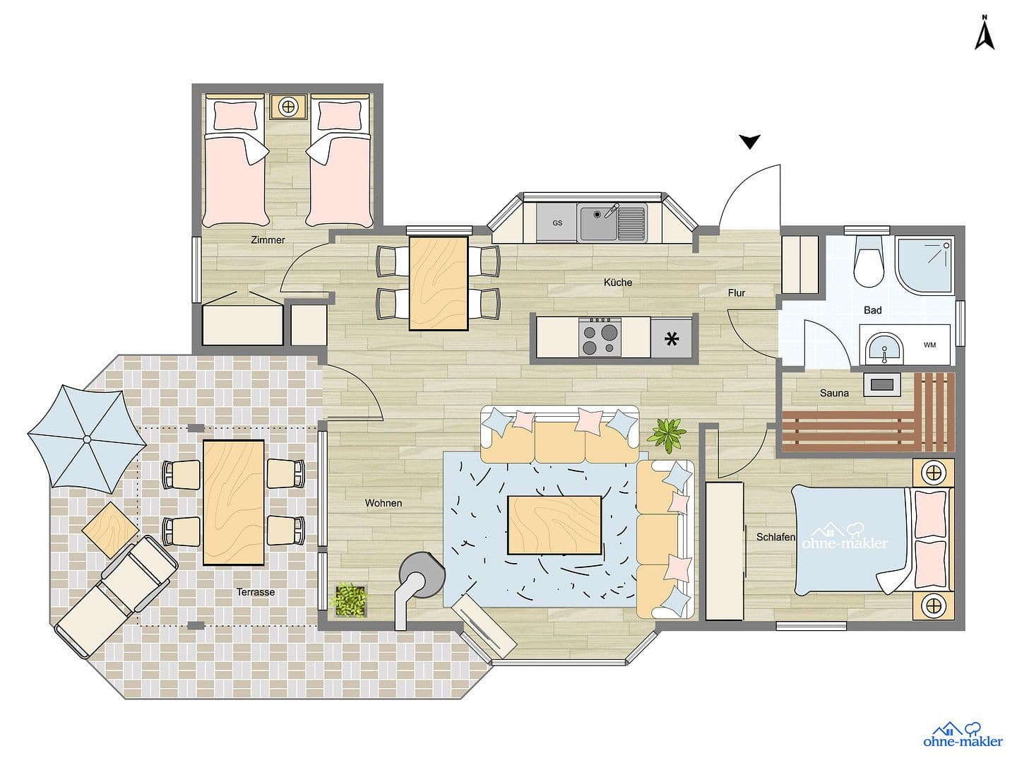 Predaj domu 70 m², pozemek 476 m², Brodersby, Šlezvicko-Holštajnsko Predaj domu 70 m², pozemek 476 m², Brodersby, Šlezvicko-Holštajnsko
