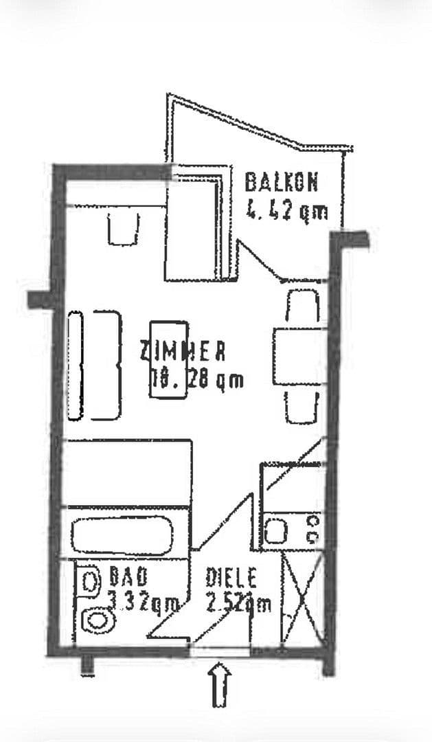 Predaj bytu 1-izbový 27 m², Bismarckstraße 88, Berlin, Berlín Predaj bytu 1-izbový 27 m², Bismarckstraße 88, Berlin, Berlín