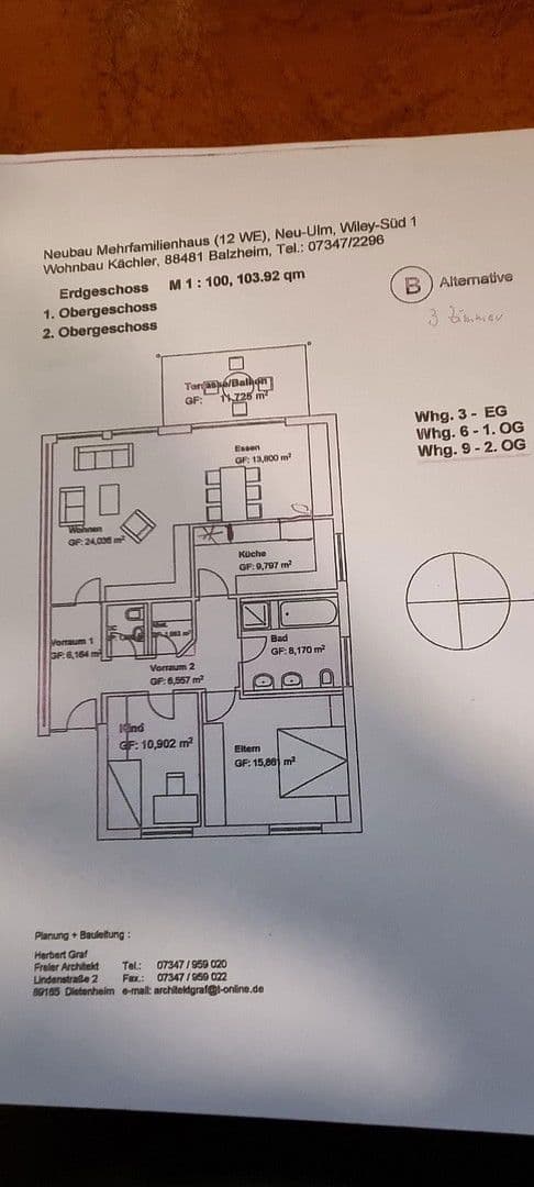 Predaj bytu 3-izbový 104 m², Neu-Ulm, Bavorsko Predaj bytu 3-izbový 104 m², Neu-Ulm, Bavorsko