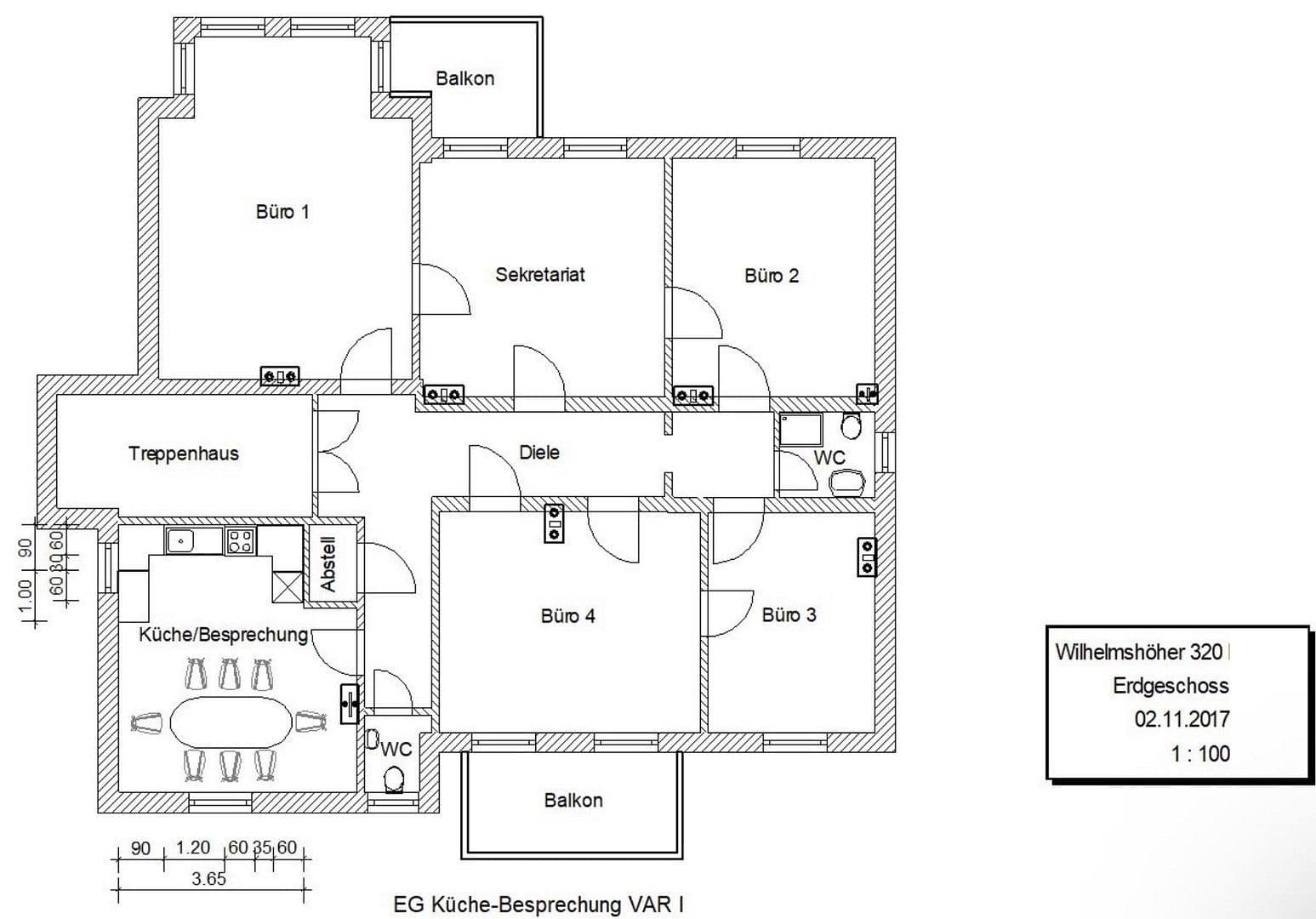 Prenájom kancelárie 163 m², Wilhelmshöher Allee 320, Kassel, Hesensko Prenájom kancelárie 163 m², Wilhelmshöher Allee 320, Kassel, Hesensko