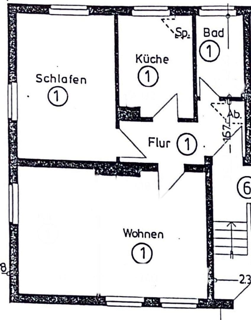 Prenájom bytu 2-izbový 52 m², Melle, Dolné Sasko Prenájom bytu 2-izbový 52 m², Melle, Dolné Sasko