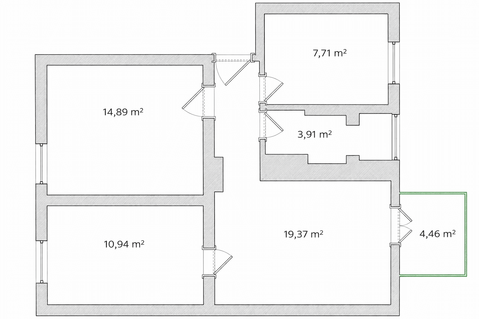 Predaj bytu 2-izbový 60 m², Augsburg, Bavorsko Predaj bytu 2-izbový 60 m², Augsburg, Bavorsko