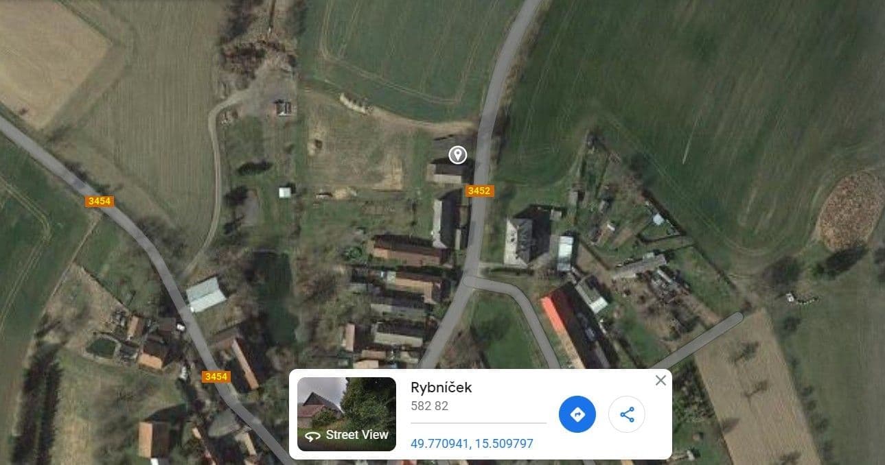 Predaj pozemku 910 m², Rybníček, Kraj Vysočina Predaj pozemku 910 m², Rybníček, Kraj Vysočina