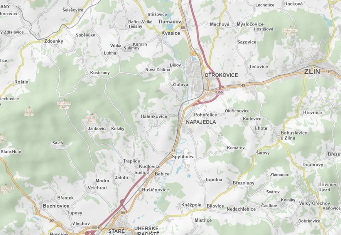 Predaj pozemku 5.779 m², Kudlovice, Zlínský kraj Predaj pozemku 5.779 m², Kudlovice, Zlínský kraj